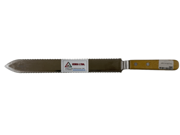 Cuchillo desoperculador sierra 28 cm.